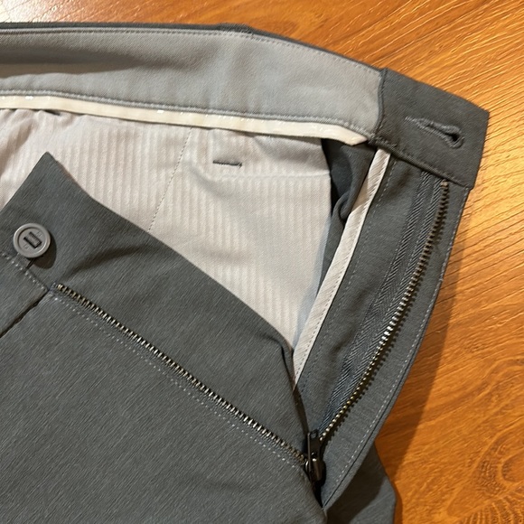 FootJoy Men‘s Golf Pants, Heather Charcoal W36/L30, Four-Way Stretch Flat Front - Picture 4 of 10